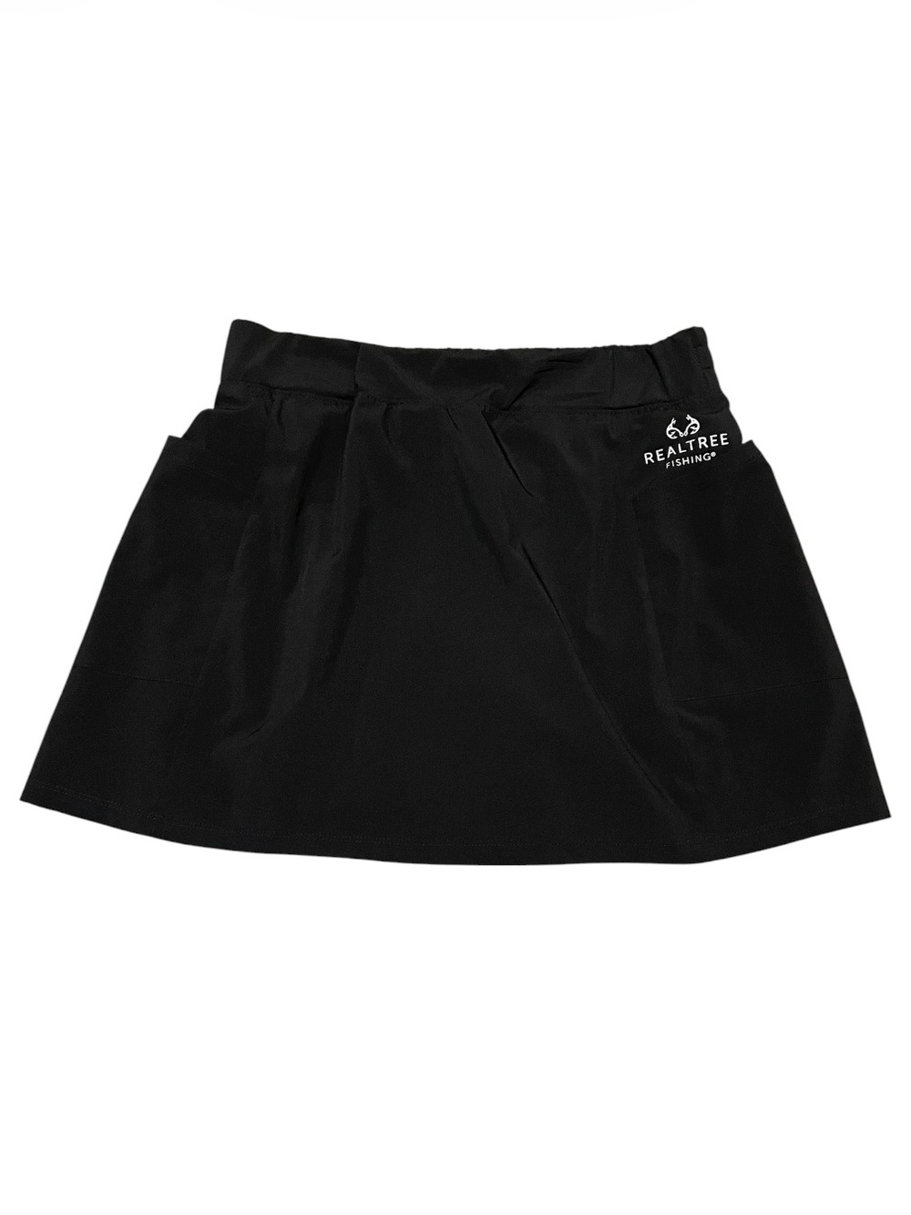 Women's Realtree Fishing Skort Skirt Black Size Large